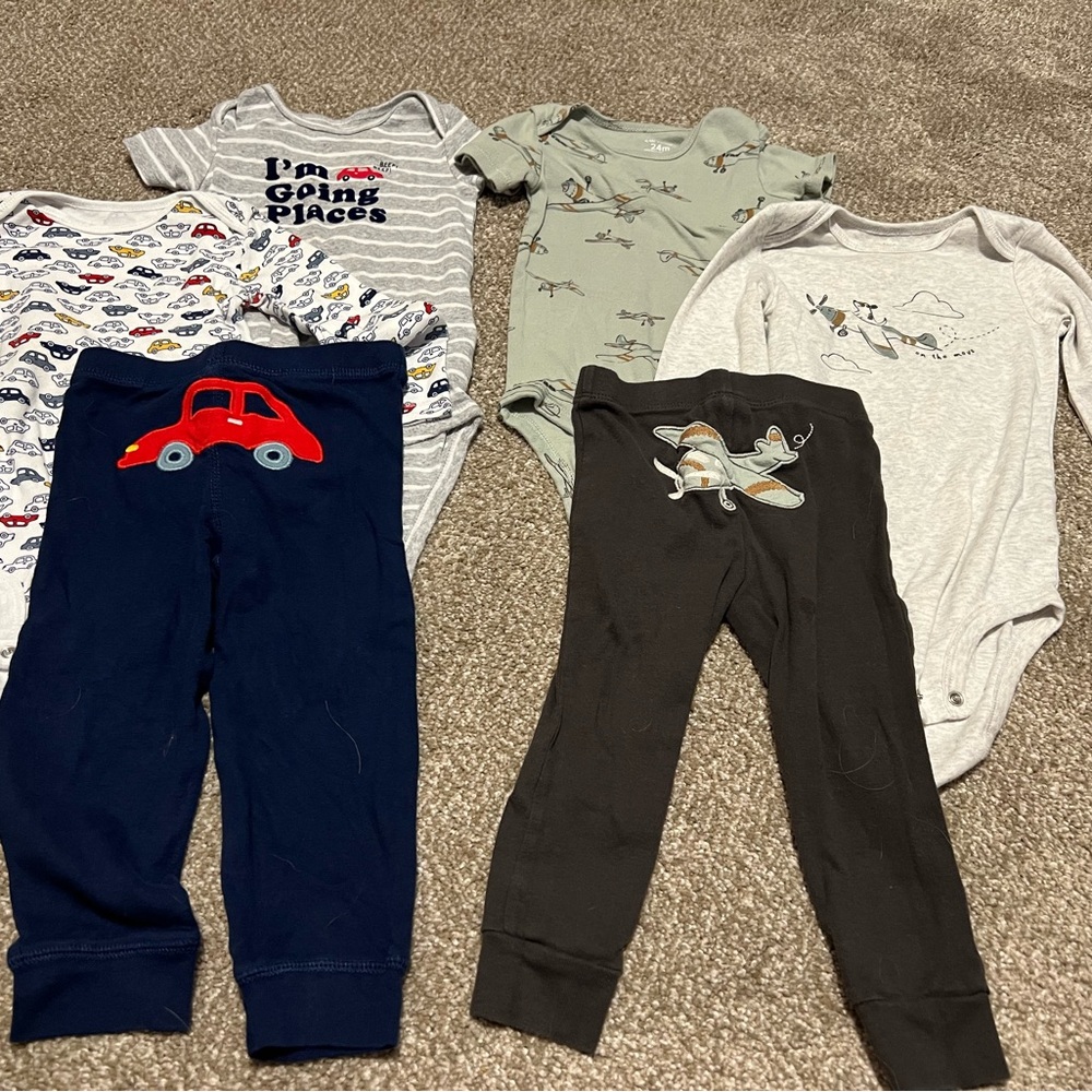 Baby Bodysuits and Pants Set